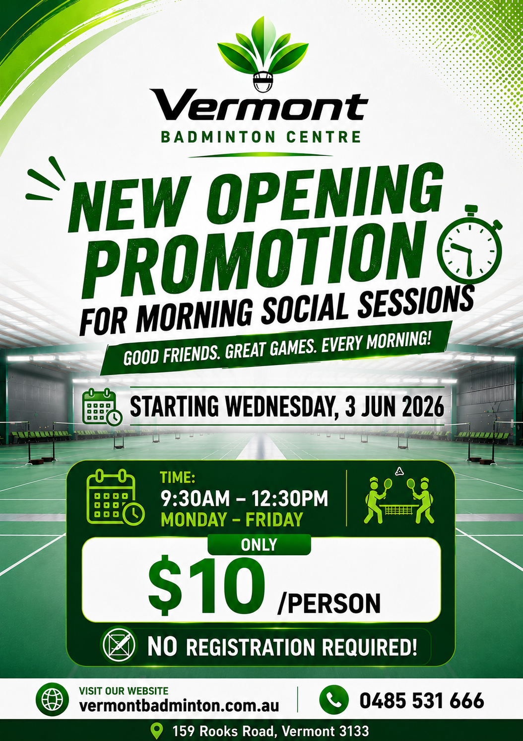 Morning social promotion